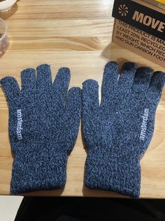 Winter Knitted Gloves for Men - Dark Blue Amsterdam