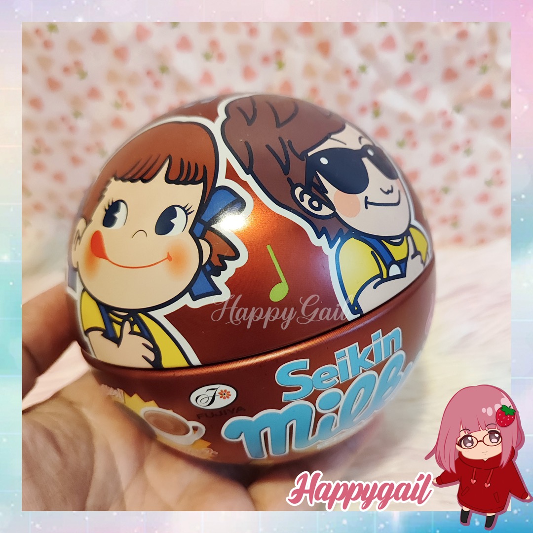 Y23b_003 Peko Chan Round Tin Can on Carousell