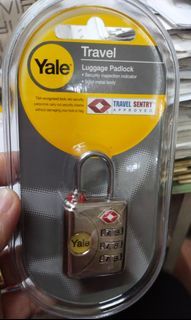 Yale luggage lock travel locks combination padlock #ytp1/32/119/32mm