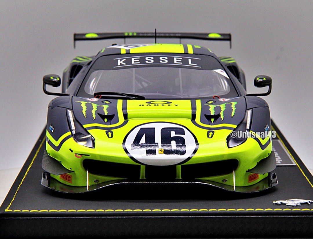 1/18 BBR Models Ferrari 488 GT3 Valentino Rossi Team Kessel