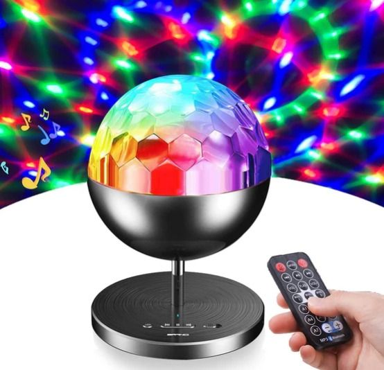 Led crystal magic ball best sale light