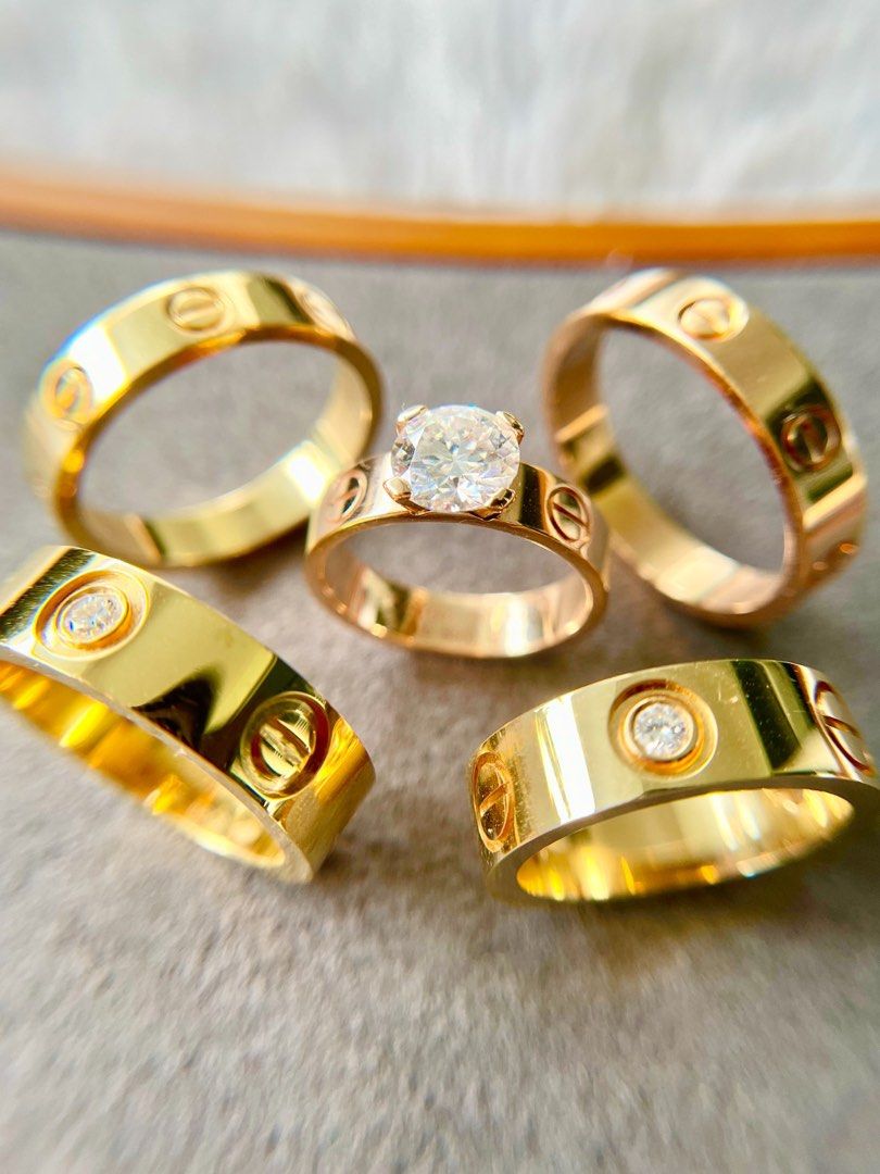 Cartier love screw ring sale