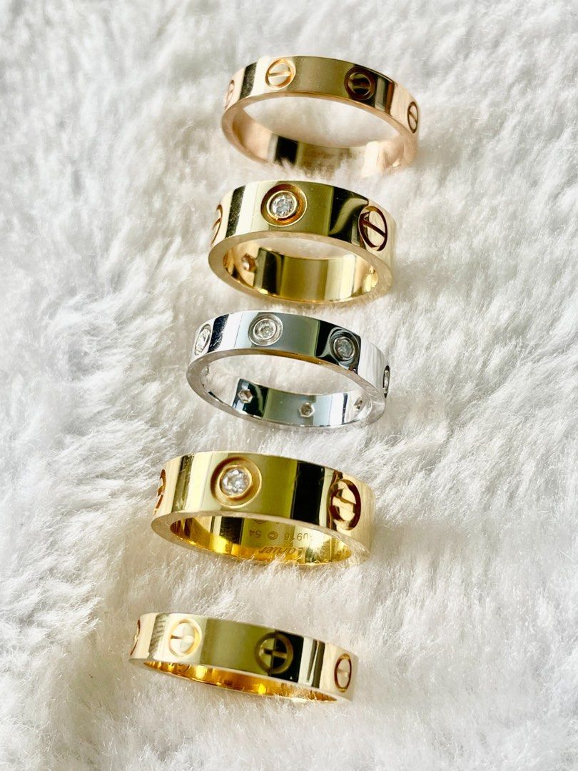 Cartier love clearance screw ring