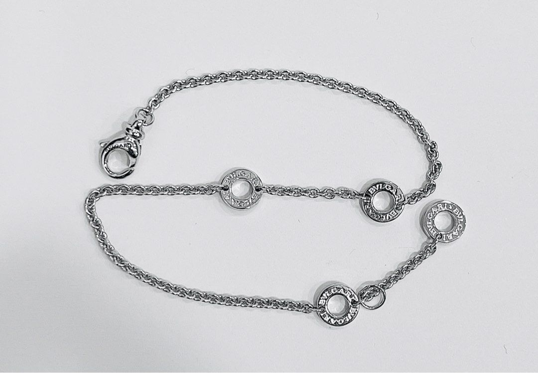 18K White Gold Bvlgari Bvlgari Bracelet BE0091 Luxury