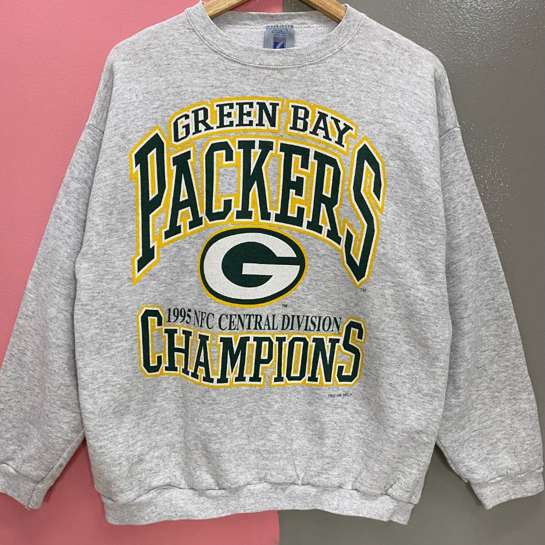 1995 Logo 7 Green Bay Packers Sweatshirt, NFC Champion Crewneck Pullover,  Men's Fashion, Activewear on Carousell