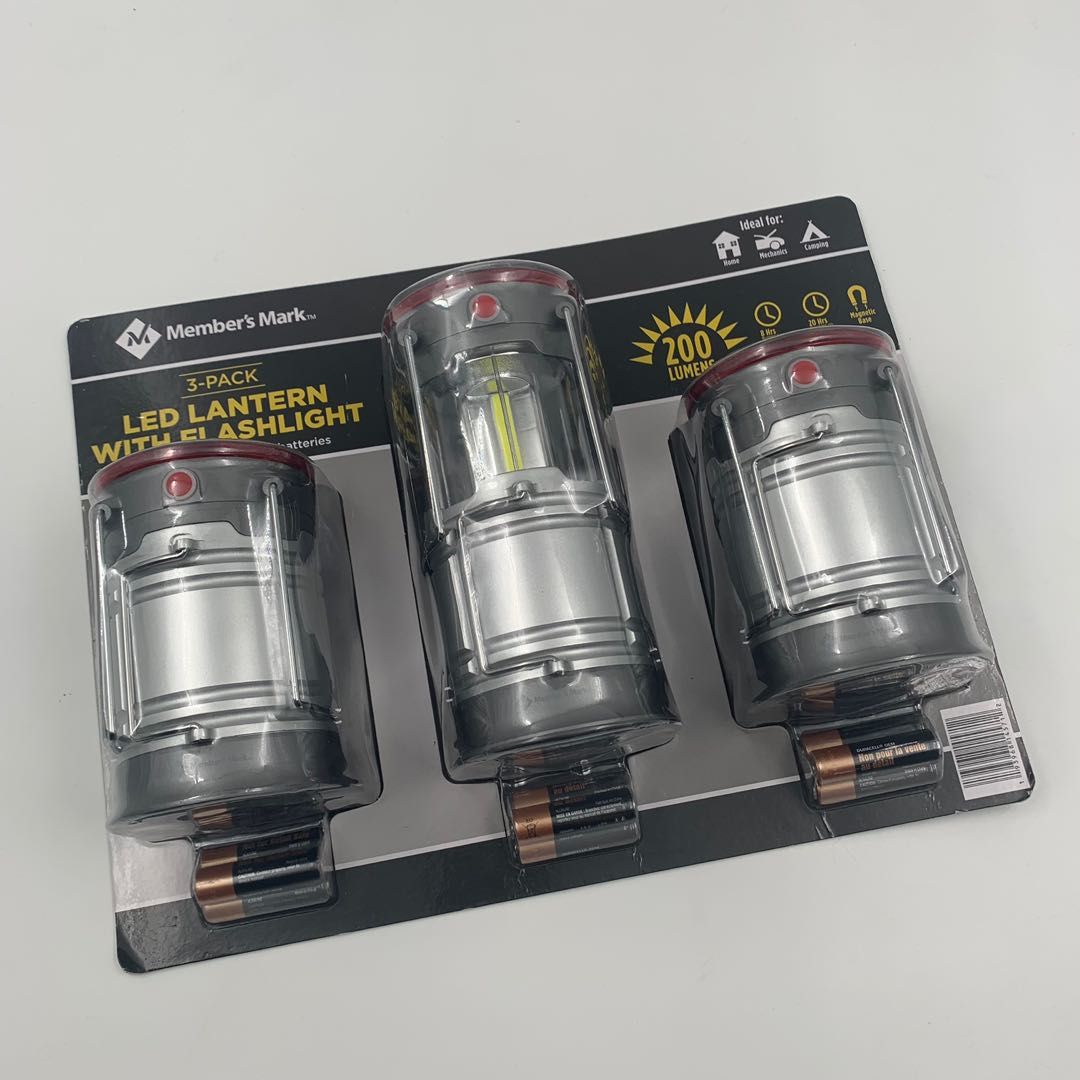 Member's Mark Lantern with Flashlight (3 pk.)