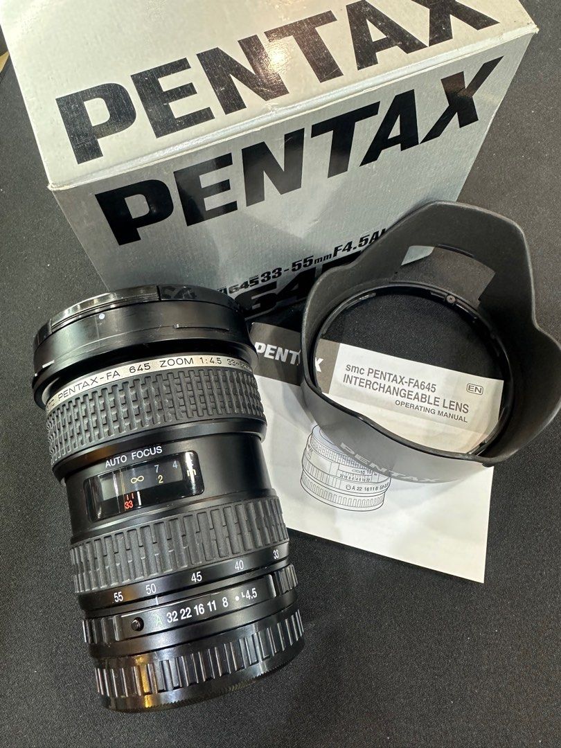 95% Pentax FA 645 33-55mm f4.5 AL 33-55 4.5 Medium format 95% Pentax FA 645 33-55mm f4.5 AL 33-55 4.5 Medium format