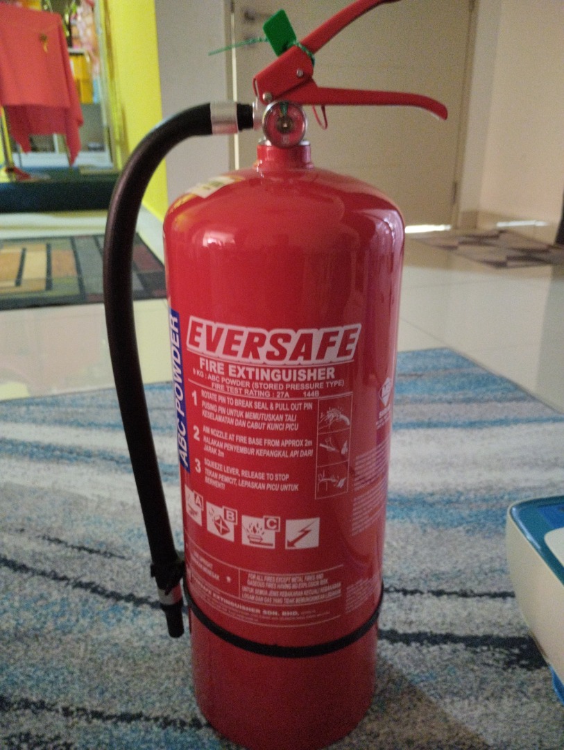 9kg Eversafe ABC Powder Fire Extinguisher, TV & Home Appliances, Other