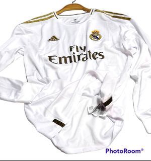 Gareth Bale Real Madrid adidas 2019/20 Home Replica Long Sleeve Player  Jersey - White