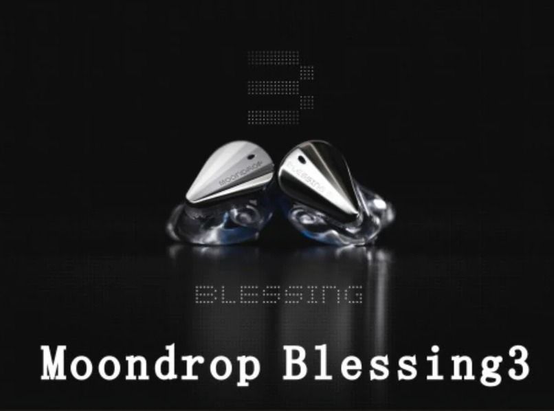 現貨發售) 水月雨Moondrop Blessing3 2DD + 4BA 混合入耳式監聽器