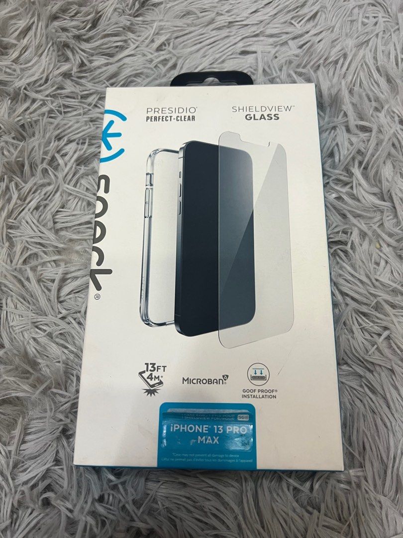 💯 Authentic Brandnew Speck 13 PM (Category: Cases & Sleeves) located in Quezon City. Submitted by ceecee007 (Listing ID 1225971556, Image 1). Description: 💯 Authentic brand new Presidio Perfect Clear with Speck tempered glass included for 13 Pro Max. Sealed. Negotiable..