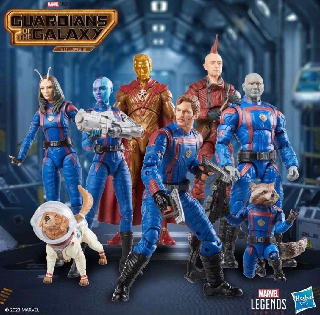 Marvel Legends STAR-LORD Guardians of the Galaxy Vol 3 Cosmo BAF