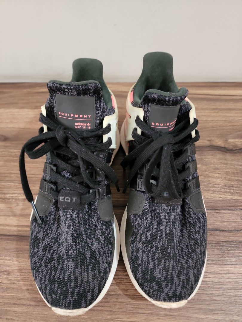 Adidas EQT Equipment ADV 91 16 Black Pink ORIGINAL Komplit Dus