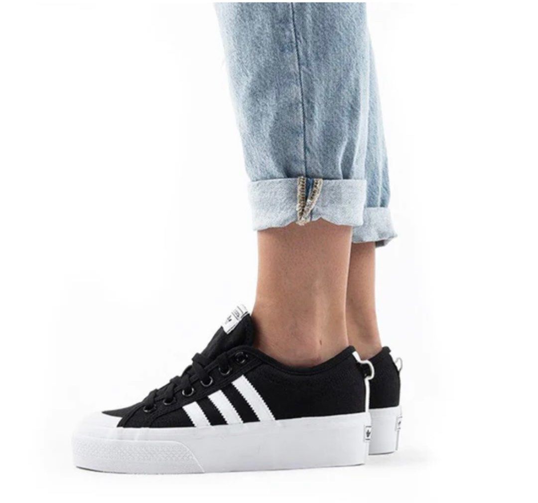 Mens black store adidas nizza