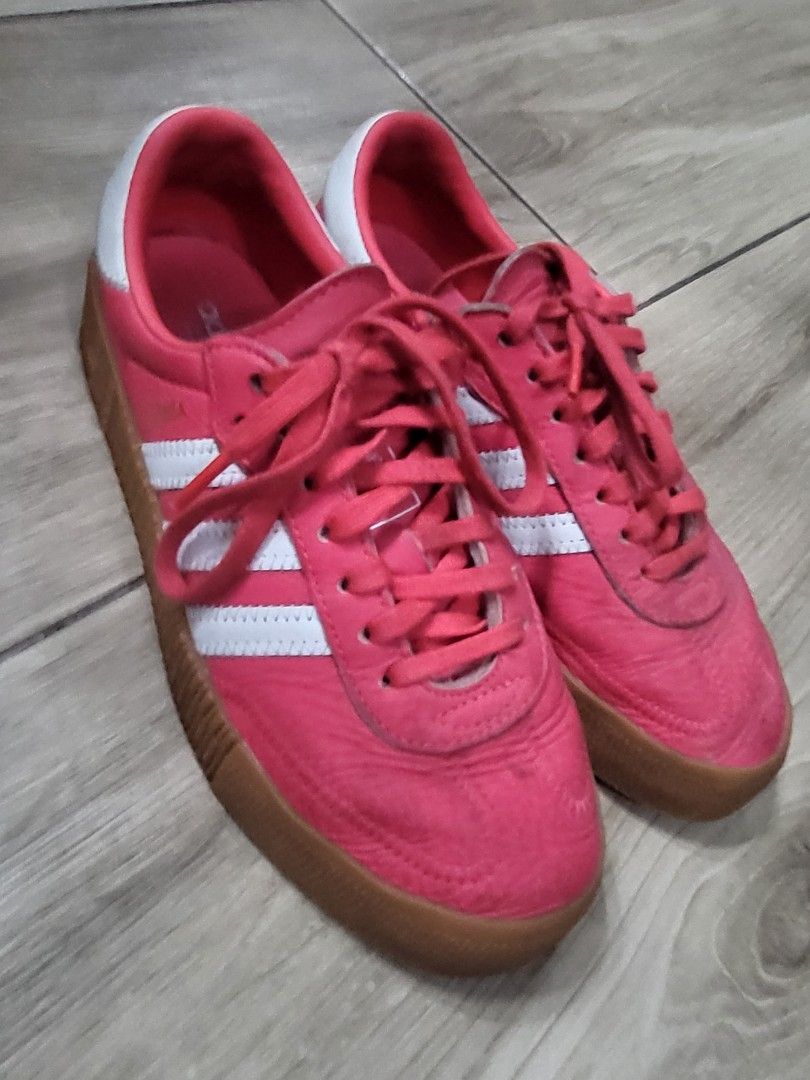 Adidas Sambarose (Category: Sneakers) located in Quezon City. Submitted by moptop22 (Listing ID 1226049494, Image 1). Description: RFS: Decluttering. No box. US 5.5 / UK 4 / EU 36.5. Ships from Quezon City, shipping c/o buyer..