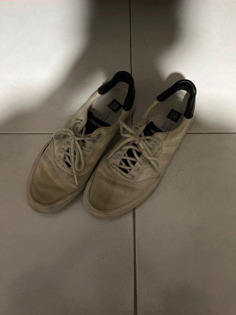 mens white adidas skate shoes