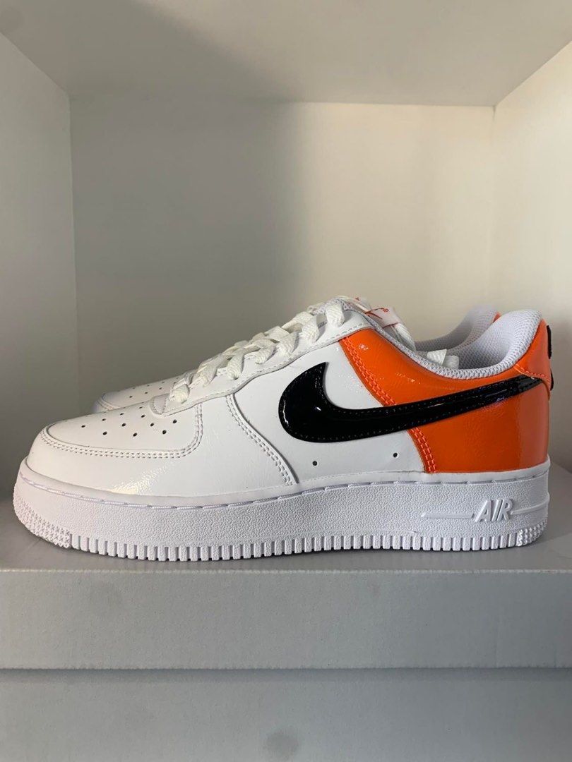 Air force 1 best sale orange et noir