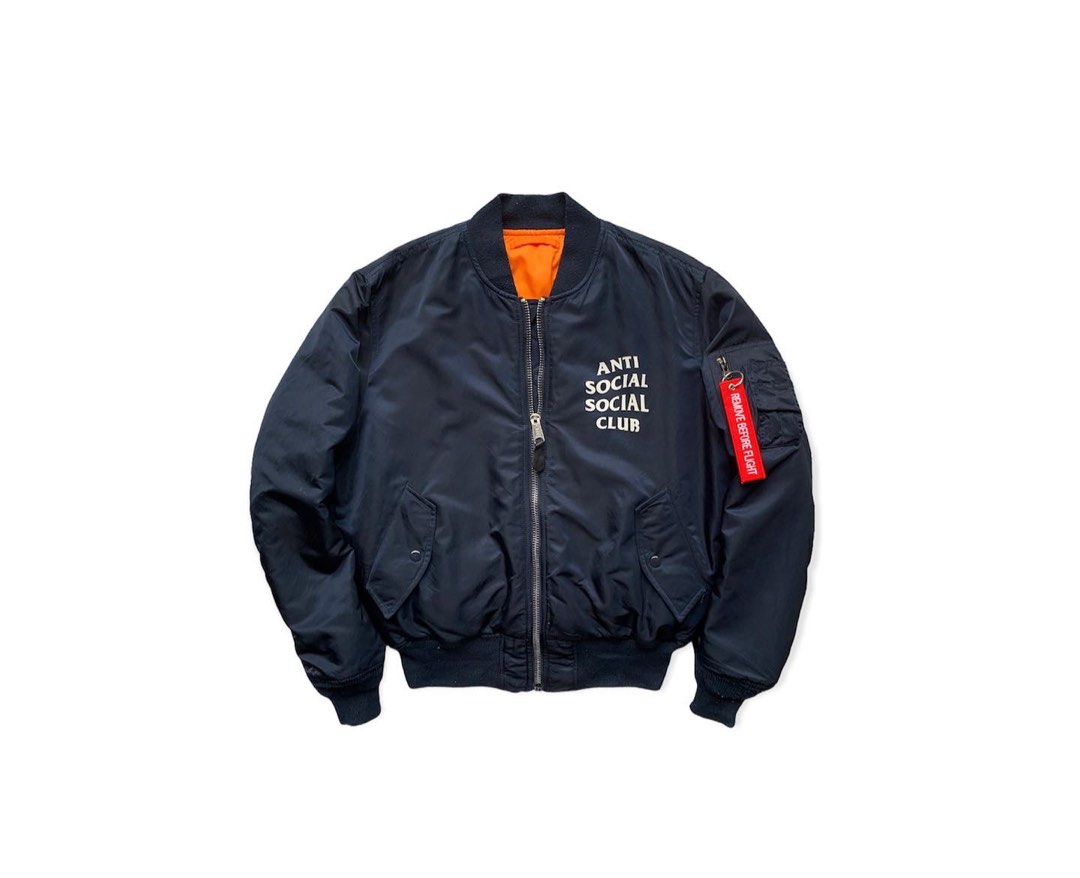 Alpha industries x anti social social club bomber jacket Men s