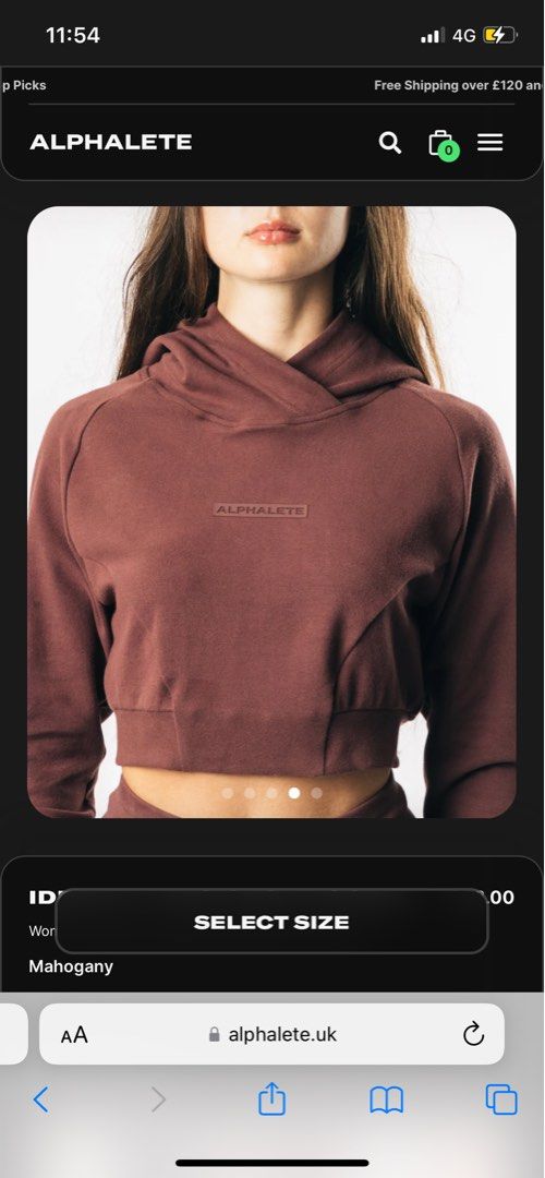 Alphalete camo cropped hoodie deals