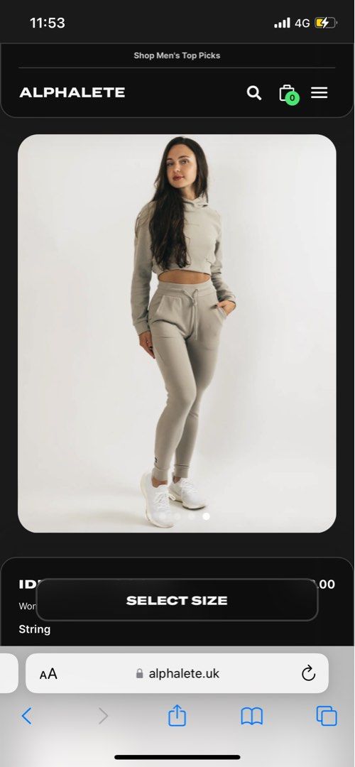 Alphalete cheap joggers uk