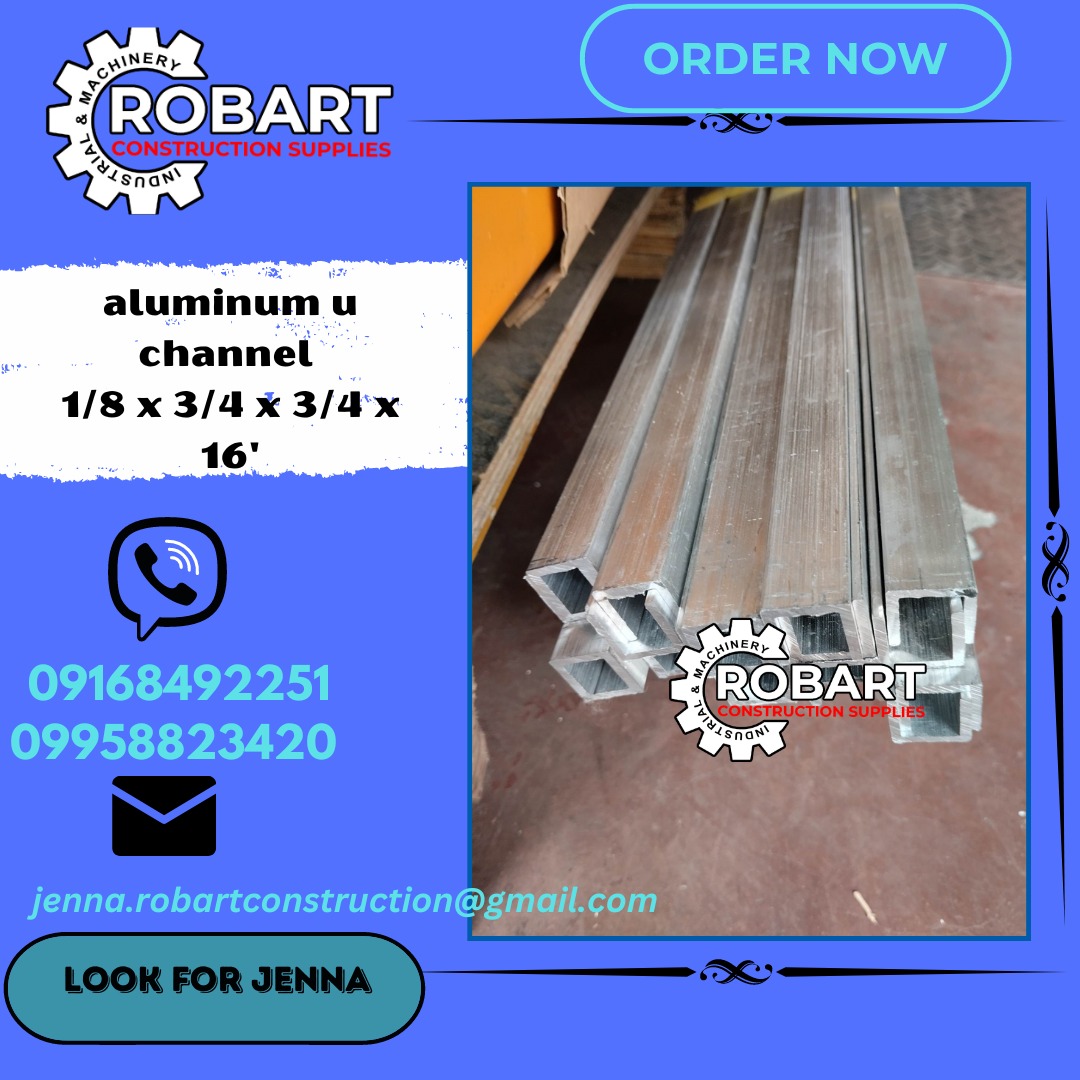 aluminum u channel 1/8 x 3/4 x 3/4 x 16ft, Commercial & Industrial