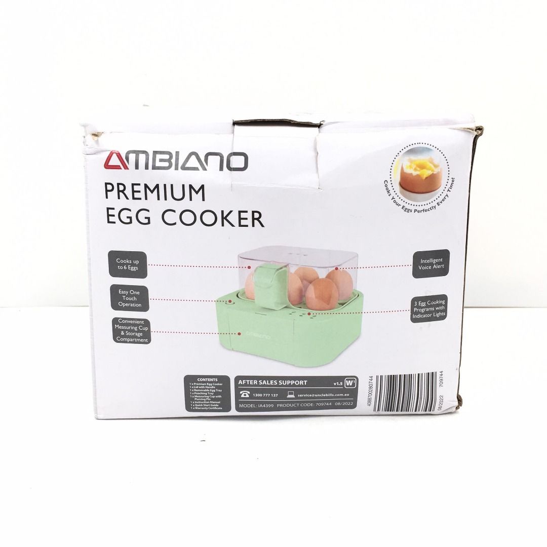 AMBIANO Premium Egg Cooker, Furniture & Home Living, Kitchenware & Tableware, Cookware