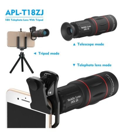 Apexel 18x sale telescope zoom