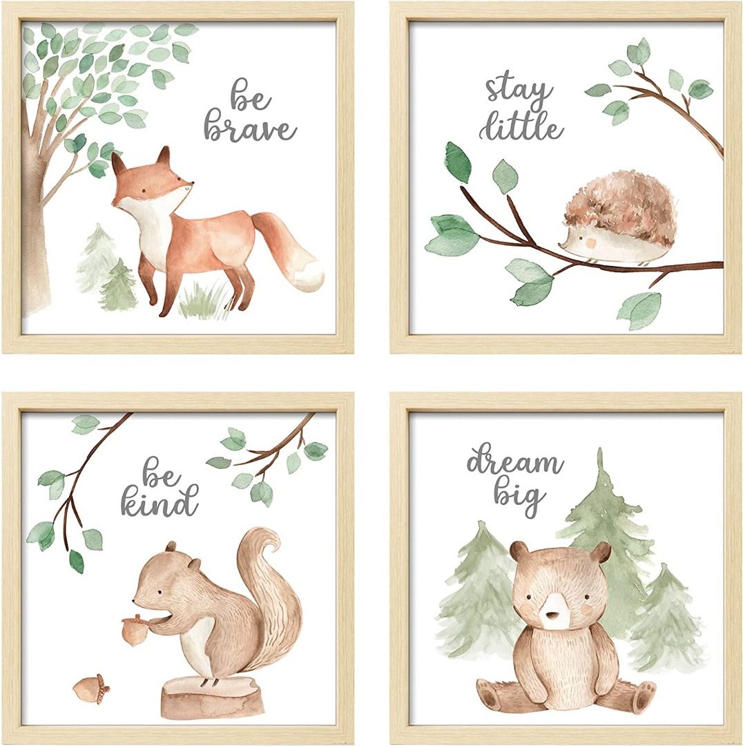Framed animal prints for nursery online