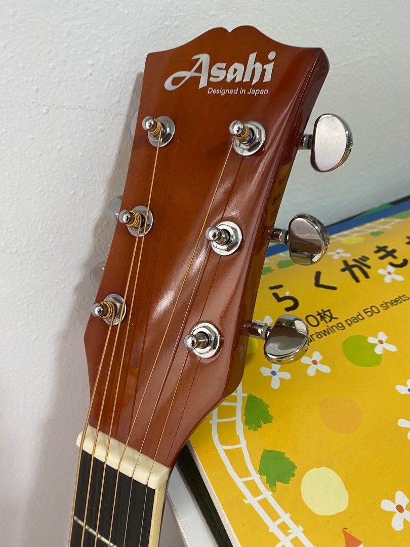 Asahi Acoustic Guitar AS40C, Hobbies & Toys, Music & Media, Musical