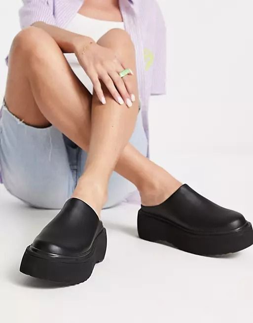 Chunky mules shop