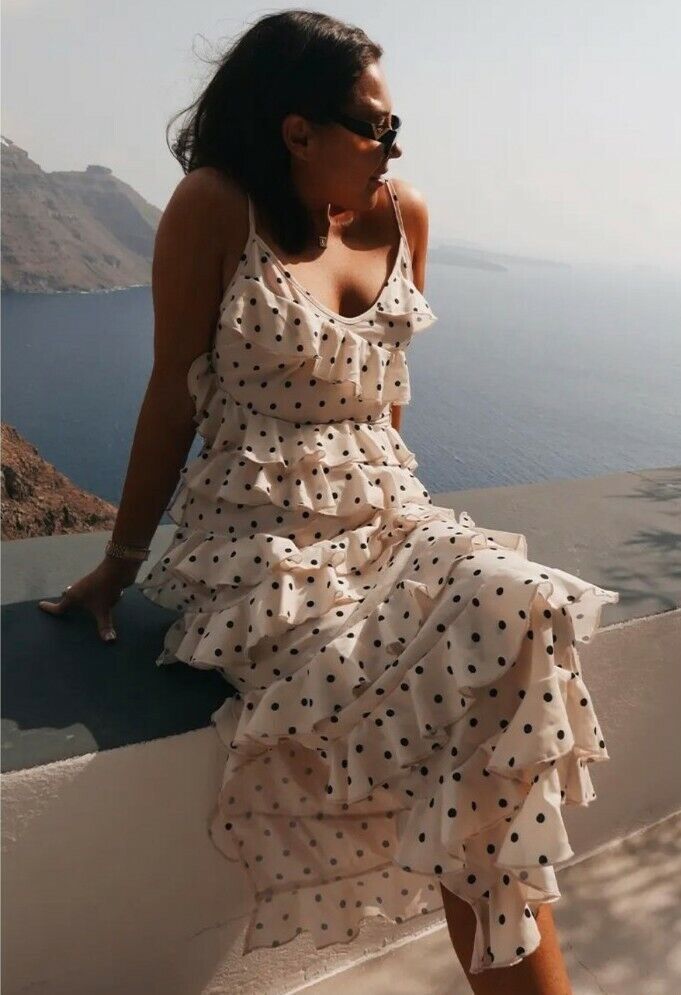 Asos polka dot dress store