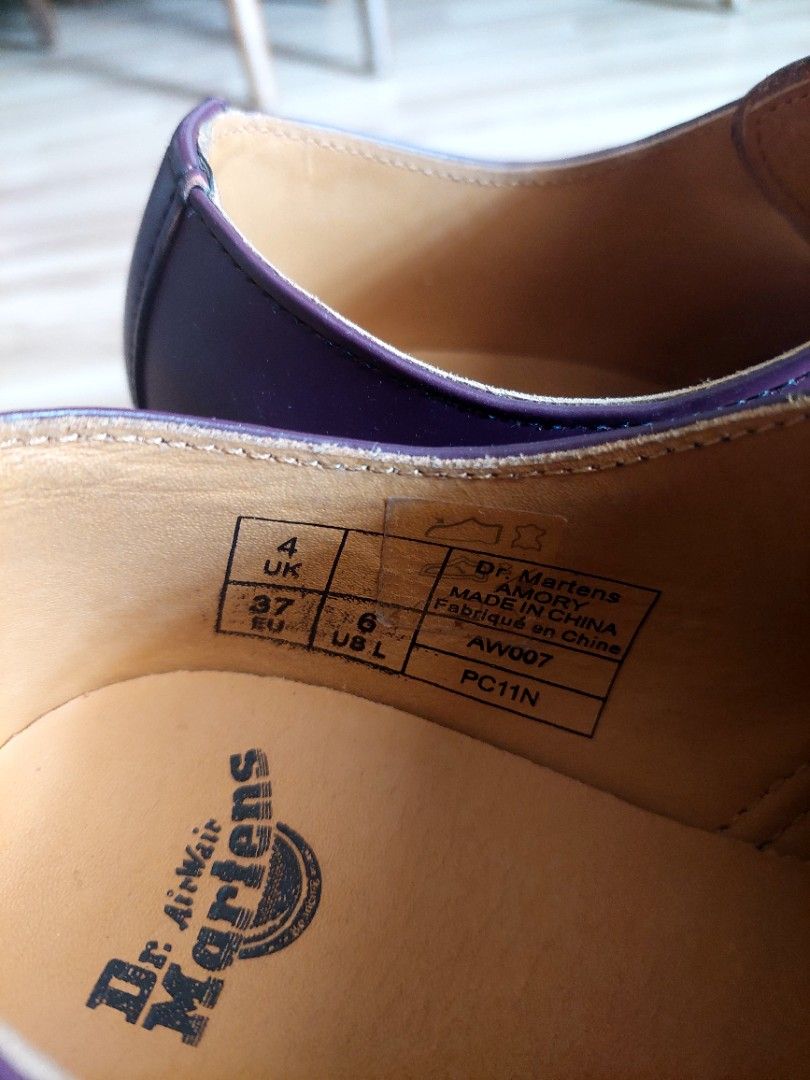 Authentic Dr Martens Amory in Purple Violet Women s Fashion Footwear Boots on Carousell