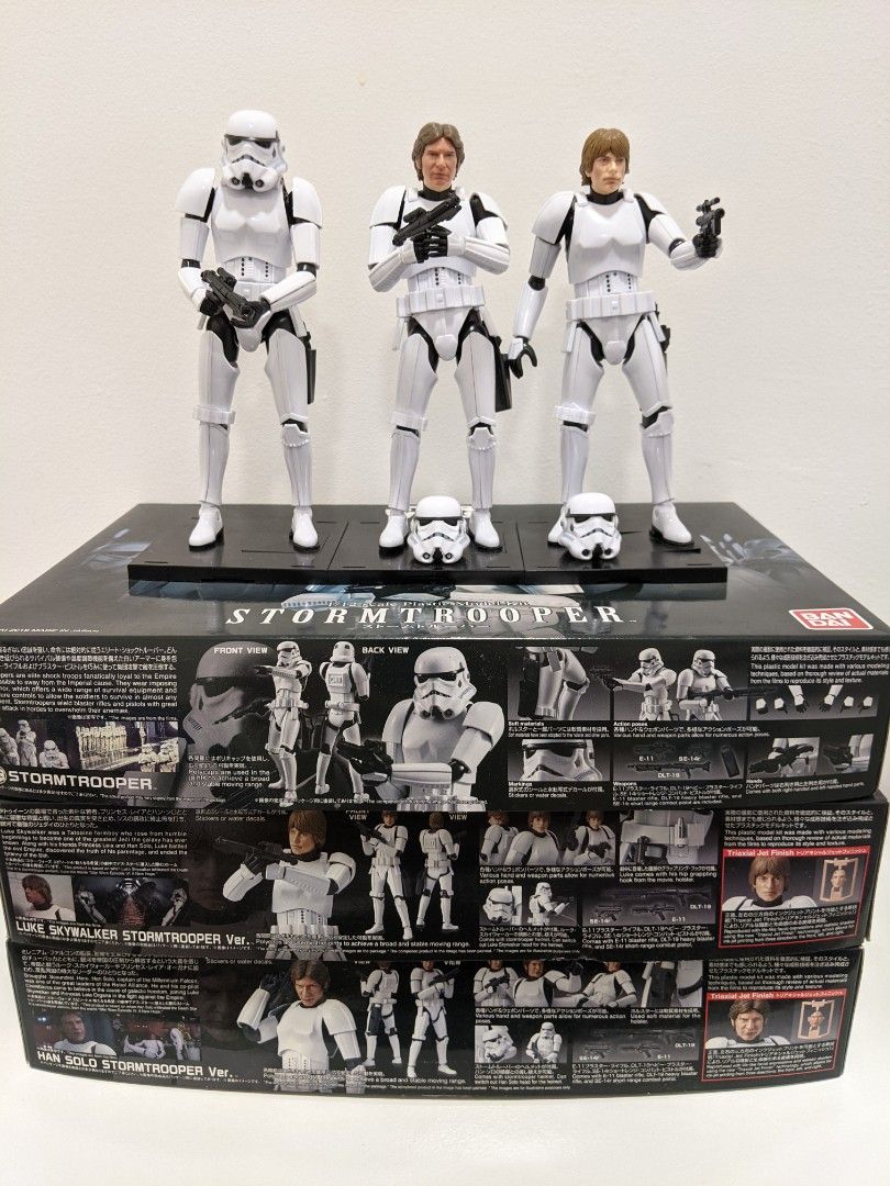 Bandai star wars hotsell figure model kits