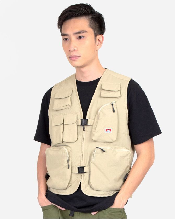 BEN DAVIS SUPPLEX CAMP VEST, Men's Fashion, Tops & Sets, Vests on Carousell