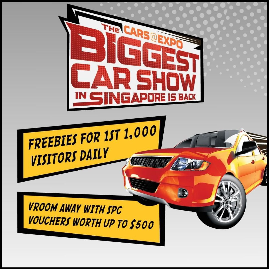 BIG GEST CAR SHOW AT EXPO, Announcements on Carousell