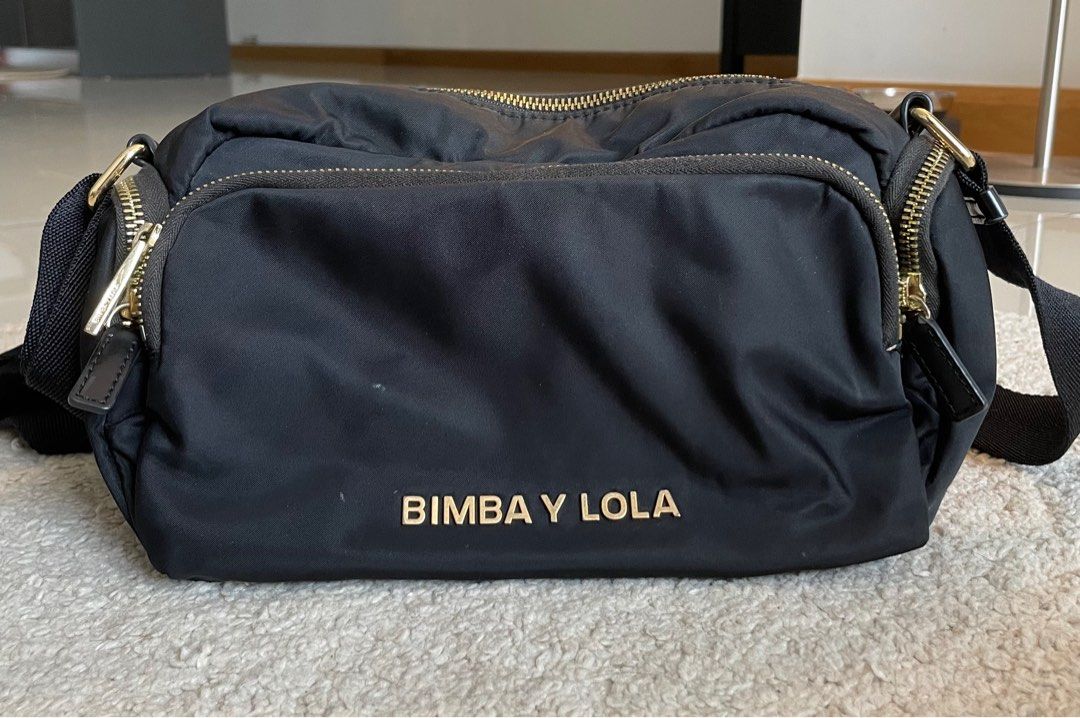 BIMBA Y LOLA S STONE PADDED NYLON CROSSBODY BAG, Women's Fashion, Bags &  Wallets, Cross-body Bags on Carousell