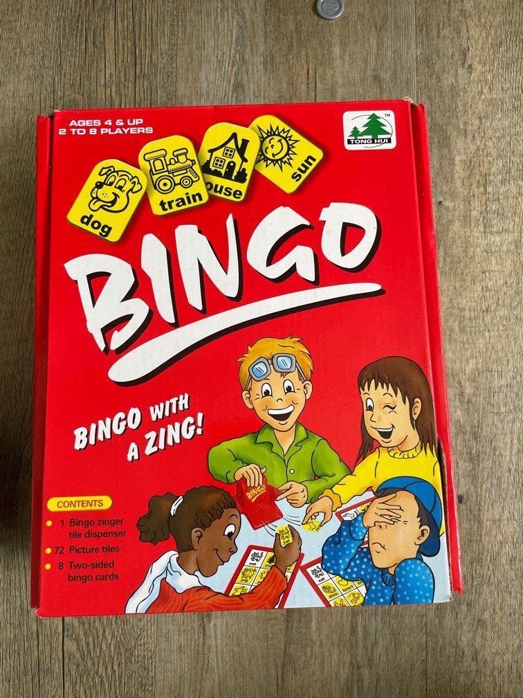 Bingo board game 3&above, Hobbies & Toys, Toys & Games on Carousell