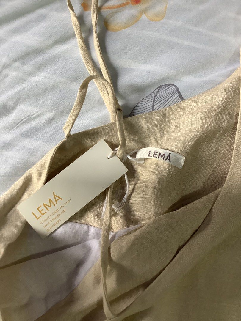 BNWT Lema Ciego dress (Category: Dresses) located in Quezon City. Submitted by levshop (Listing ID 1225978765, Image 3). Description: Save 600 Linen Best fits M-L.