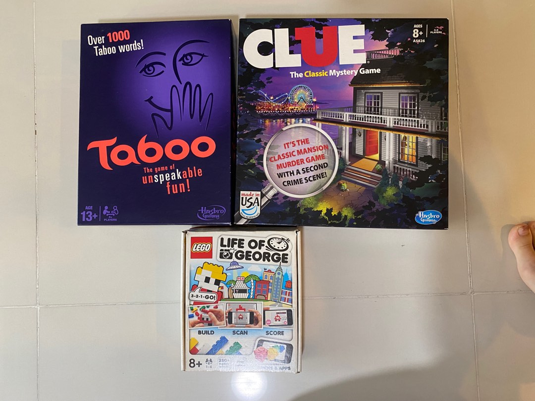 Board games clue taboo lego life of george Hobbies Toys Toys