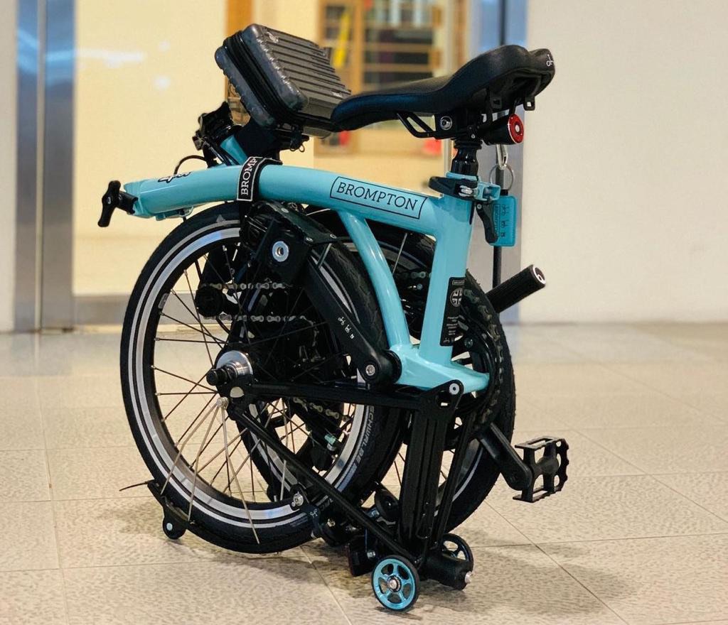 Brompton Turkish Green Black Edition M6L Sports Equipment Bicycles Parts Bicycles on Carousell