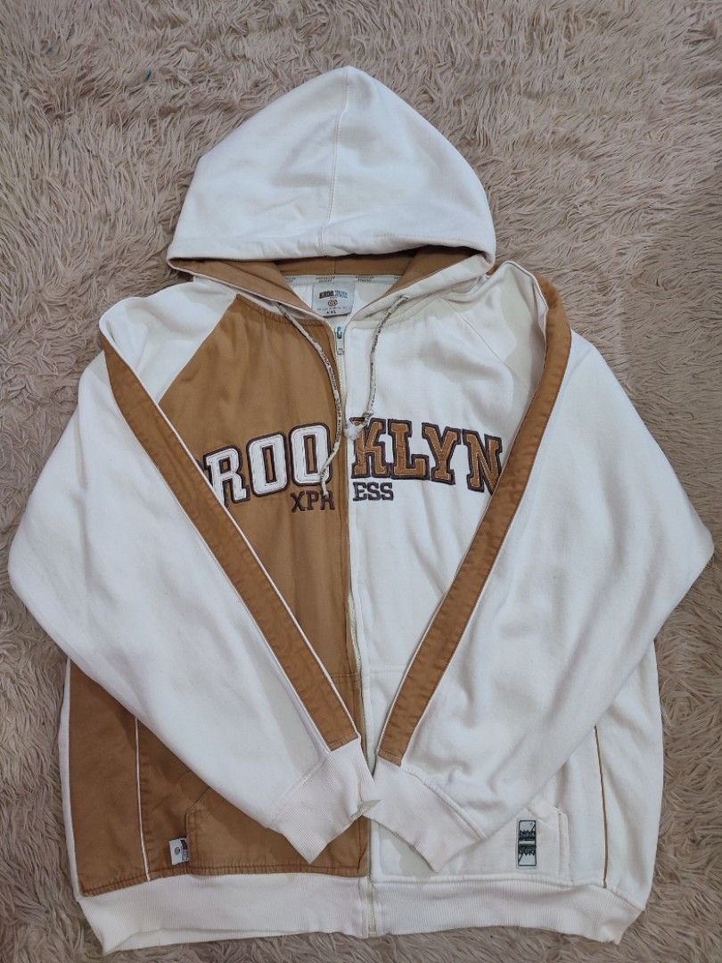 Ori Brooklyn Xpress Hoodie Zipper Fesyen Pria Pakaian Baju