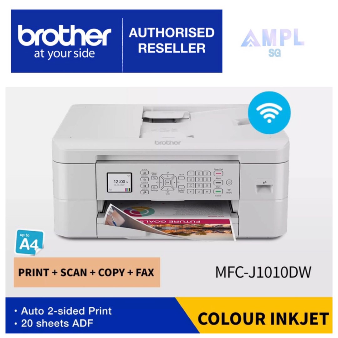 Brother MFCJ1010DW Inkjet Printer Fax/Print/Scan/Copy/Wireless