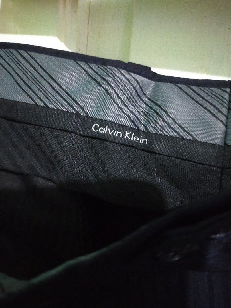 CALVIN KLEIN SLACKS, Men's Fashion, Bottoms, Chinos on Carousell