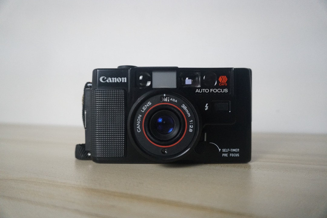 Canon AF35M Point & Shoot 35mm Film Camera, Photography, Cameras on Carousell