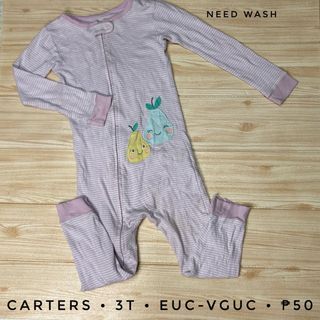 Carters Light Pink Sleepsuit/Playsuit