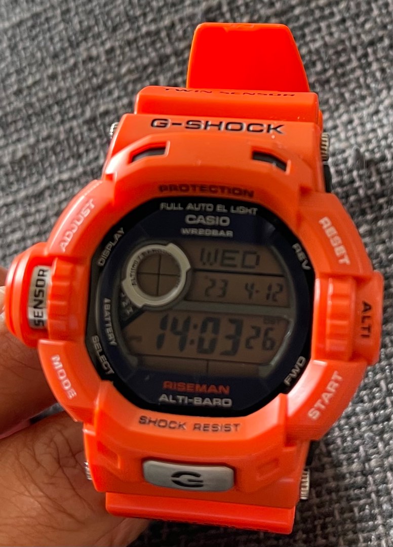 Casio G-shock 3148 G-9200R, 名牌, 手錶- Carousell