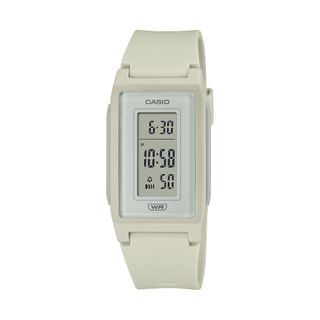 Casio Pop Series Eco-Friendly Digital Off White Resin Band Watch LF10WH-8D LF-10WH-8D LF-10WH-8