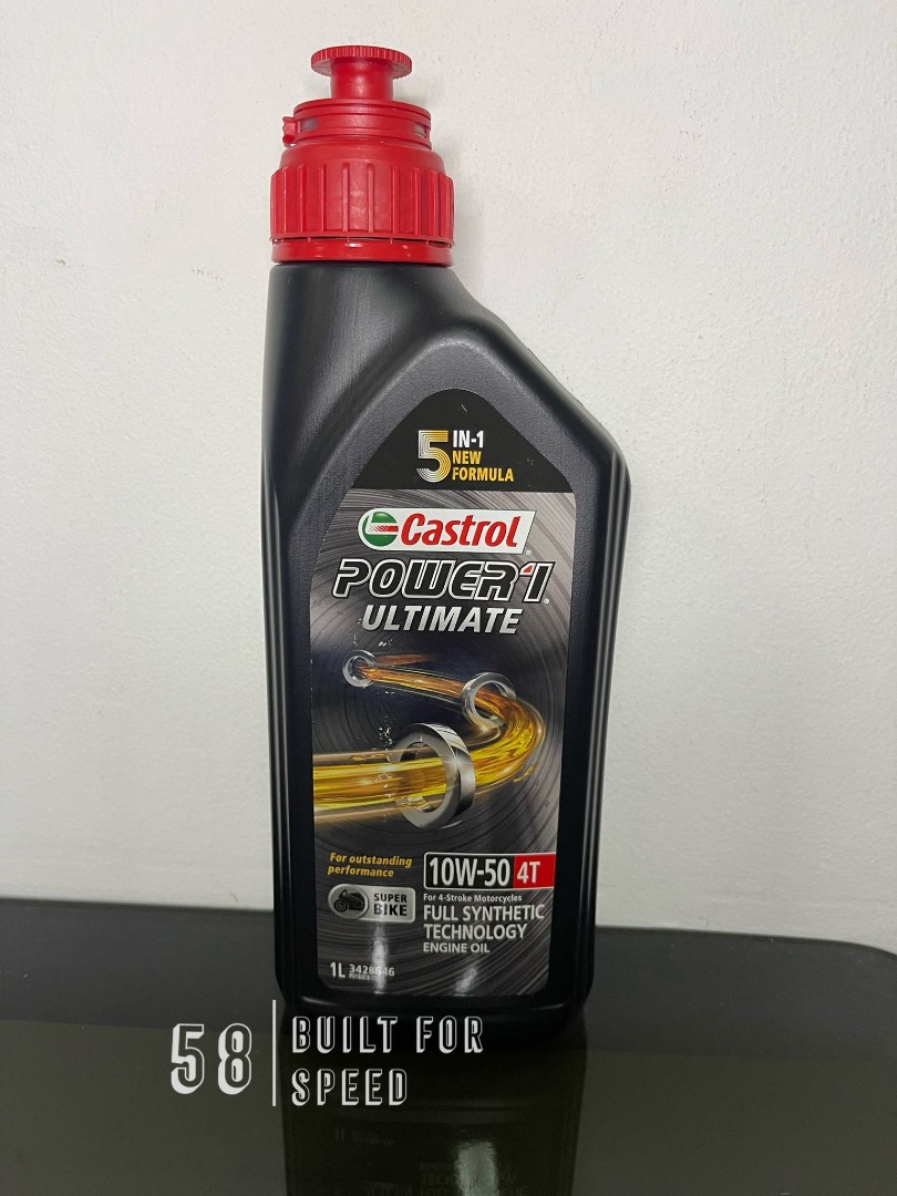 Castrol Power1 Ultimate 4T 10W50 Full Synthetic Engine Oil for Bikes
