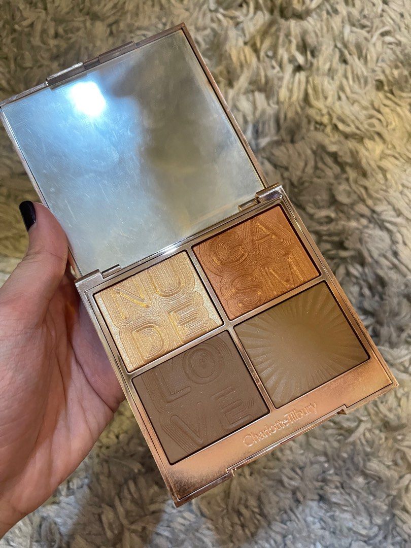 Charlotte Tilbury Nudegasm Face Palette (Category: Makeup) located in Quezon City. Submitted by shopkoi (Listing ID 1225946598, Image 3). Description: Used a few times.
