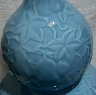 Chinese celadon gourd vase vintage